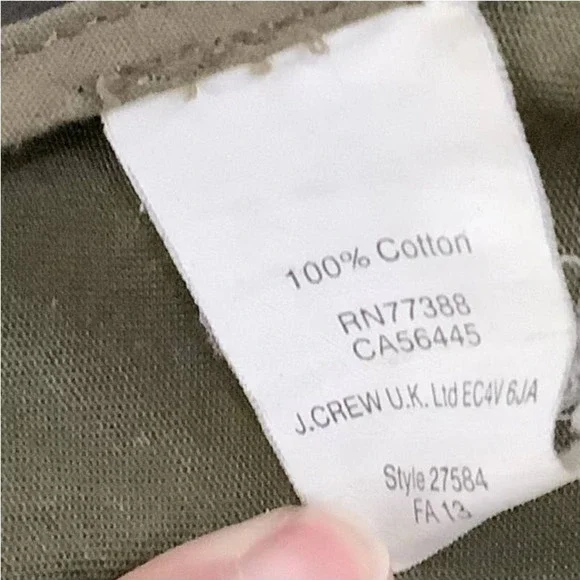 J. Crew Brown With Gold Hardware Size Small Women Relaxed Boyfriend Field Jacket - Picture 10 of 12